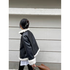 Korean Version Of Loose Retro Hong Kong Flavor Thick Lamb Fur