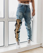 Mens Tooling distressed jeans