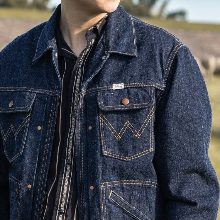 Denim Coat American Retro Jacket Men